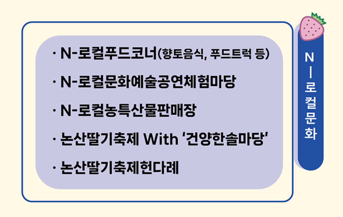 2025 논산딸기축제 주요 프로그램 예약