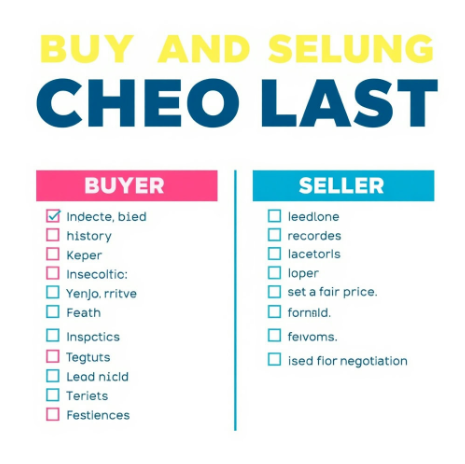 중고차 구매 판매 체크리스트