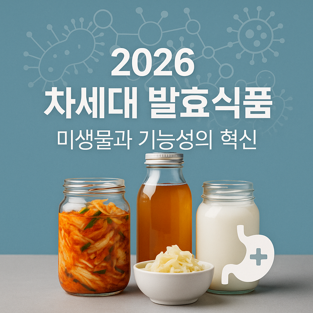 차세대 발효식품의 부상: 장 건강과 미생물 기반 식품 혁신