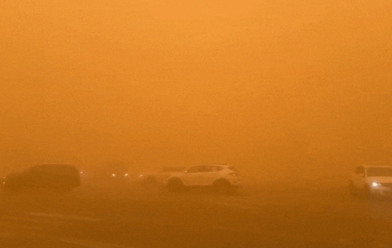 최악의 황사 미세먼지