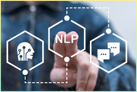 NLP 문자를 시각화. 머신러닝과 딥러닝을 활용한 분야를 설명하는 이미지