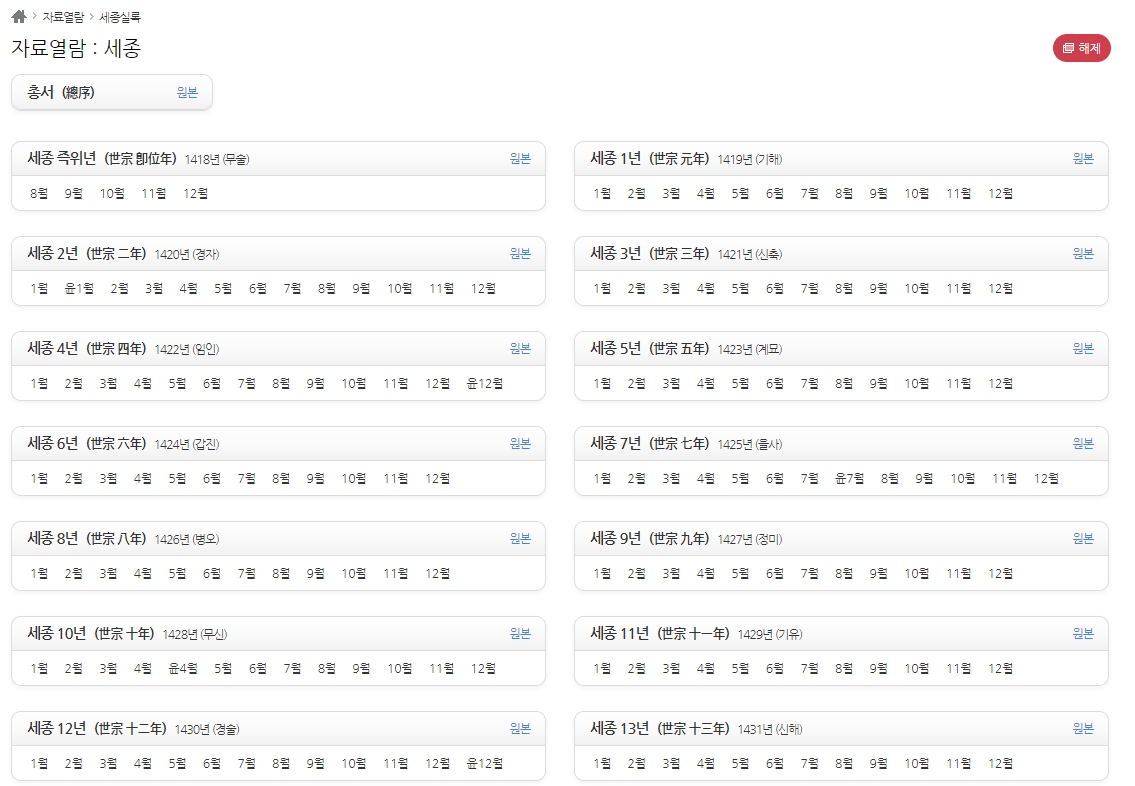 조선시대 주요 사건 및 역사적 흐름 안내