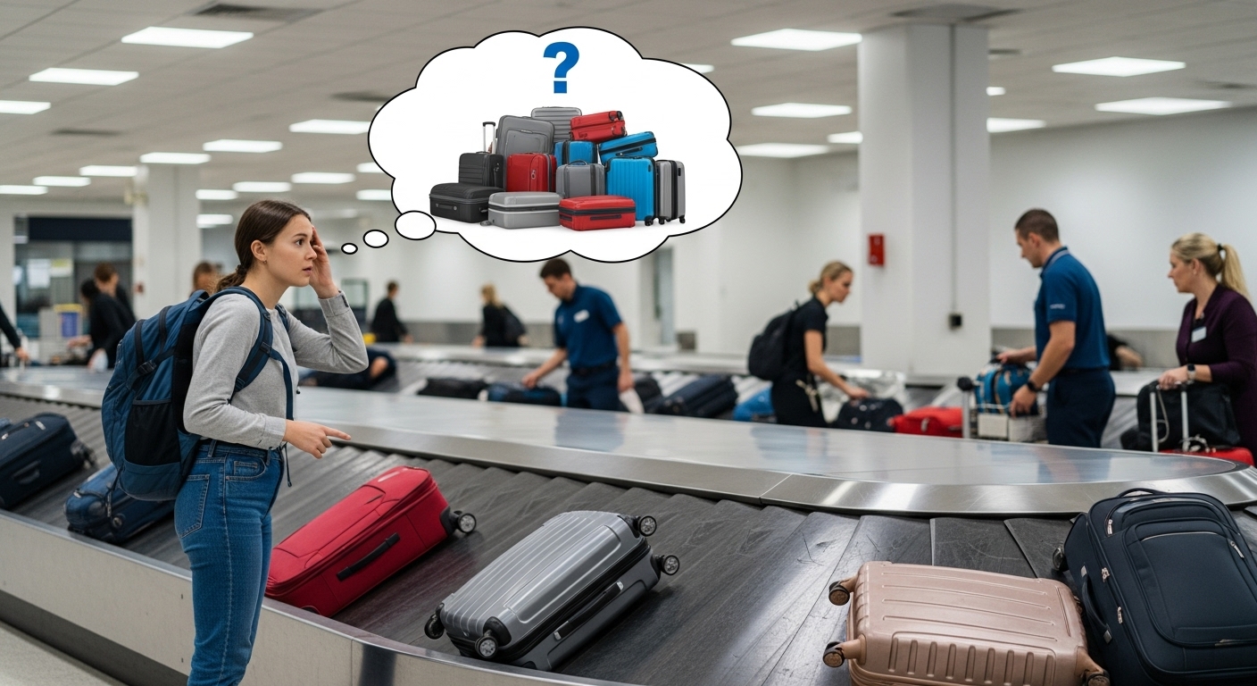 공항에서 내 캐리어를 분실하다