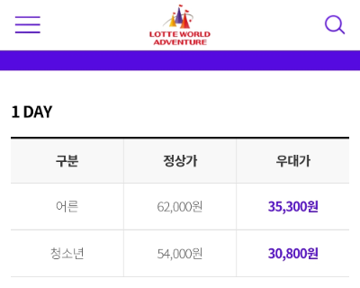 2024 수능 수험생 수험표 할인 이벤트