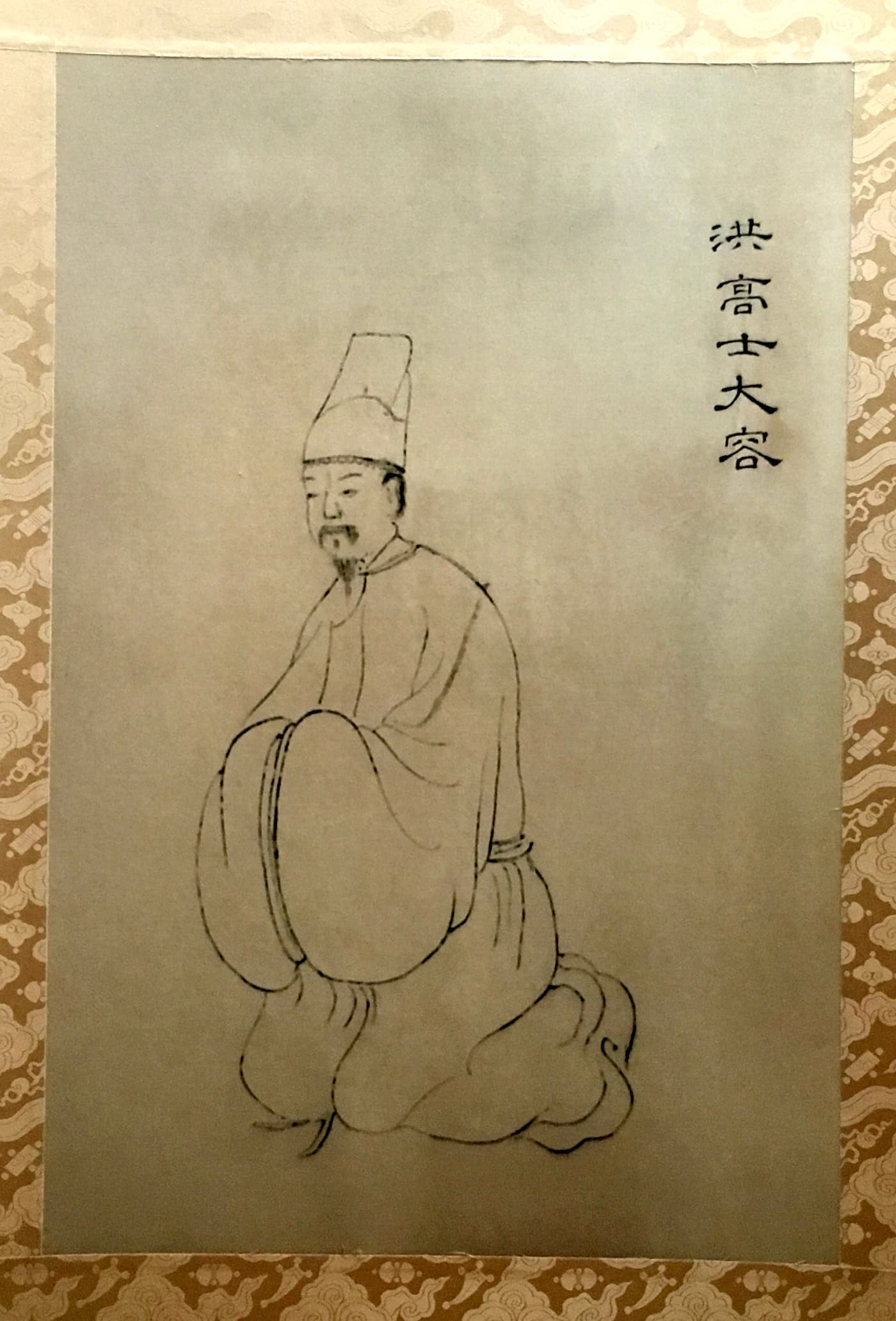 청나라 시대 문인 엄성(嚴誠)이 그린 홍대용