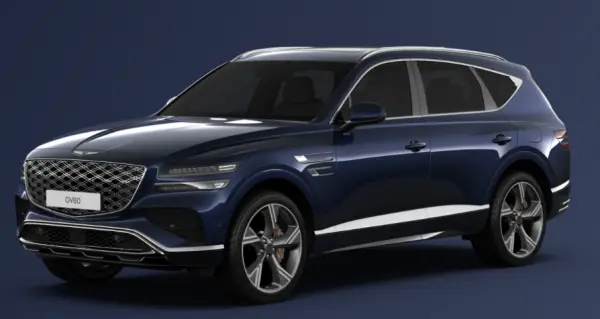 제네시스gv80 카프리 블루 색상