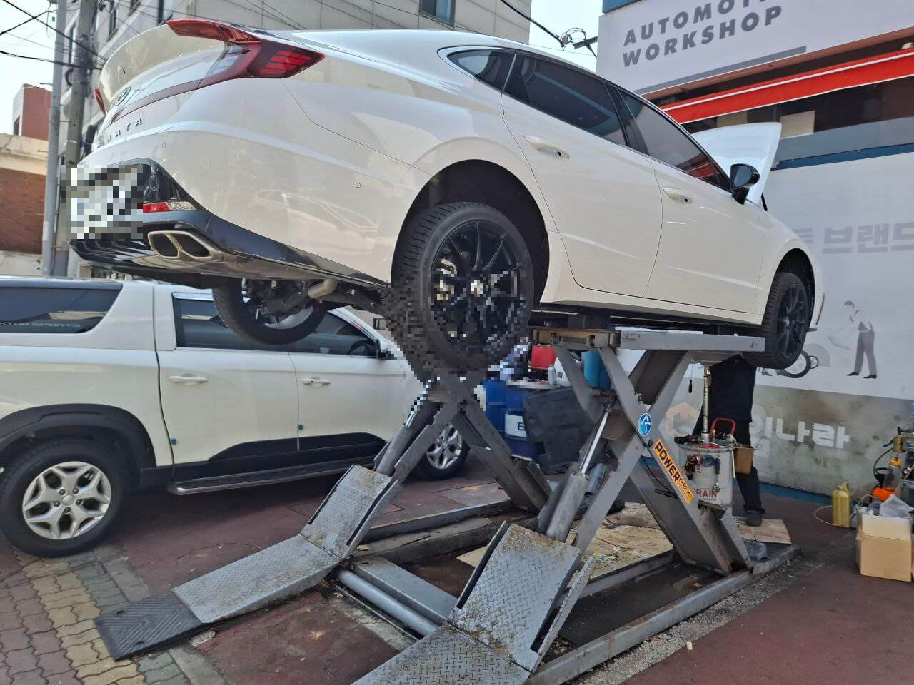 엔진오일 교체 사진