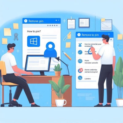 남성이 PIN 제거 과정을 정리한 보드를 보는 장면