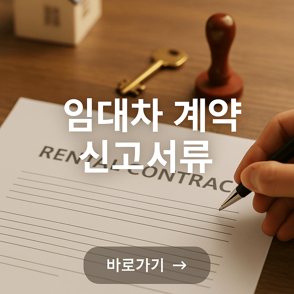 임대차 계약 신고서류 총정리