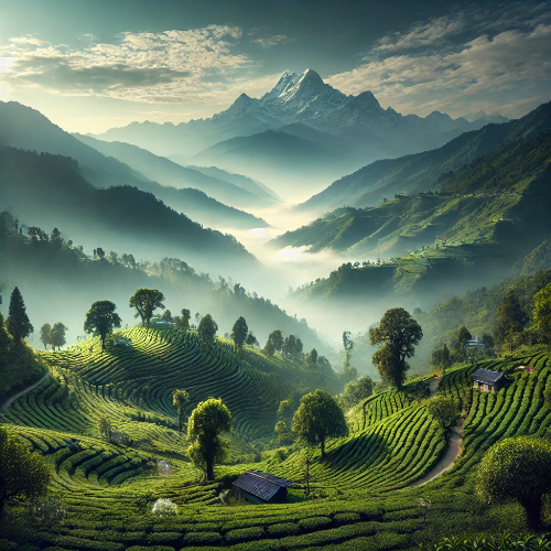 네팔에서만 볼 수 있는 희귀한 히말라야 백차