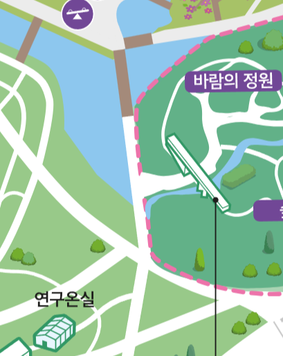 주제원/호수원 근처 약도