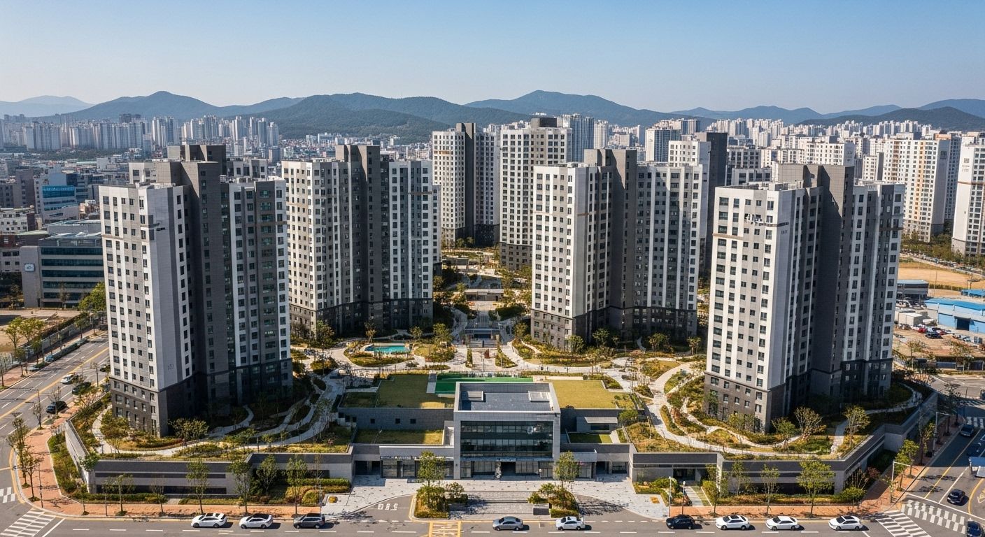 서울 신축 아파트 전경