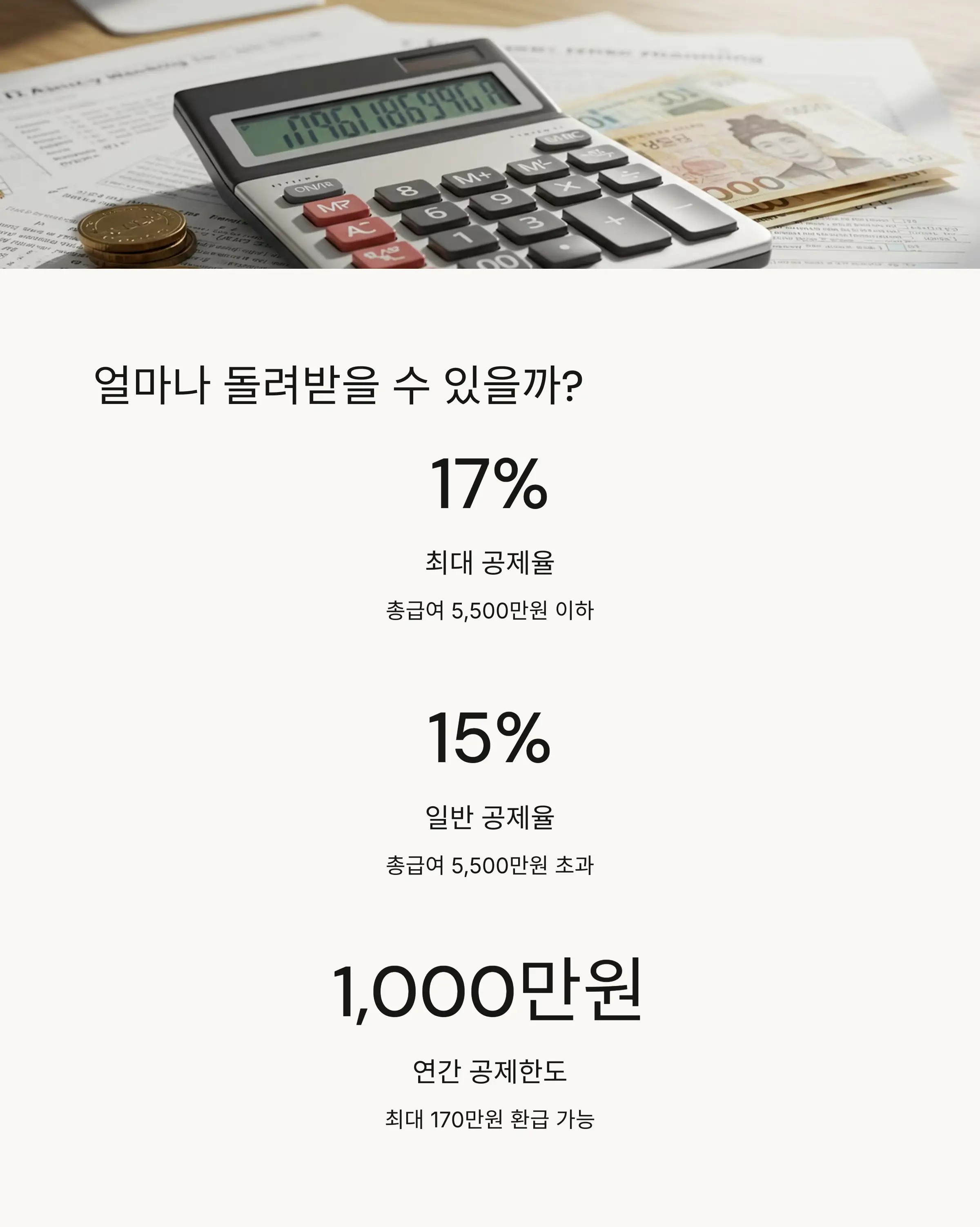 🧮 월세환급금 계산방법과 예시