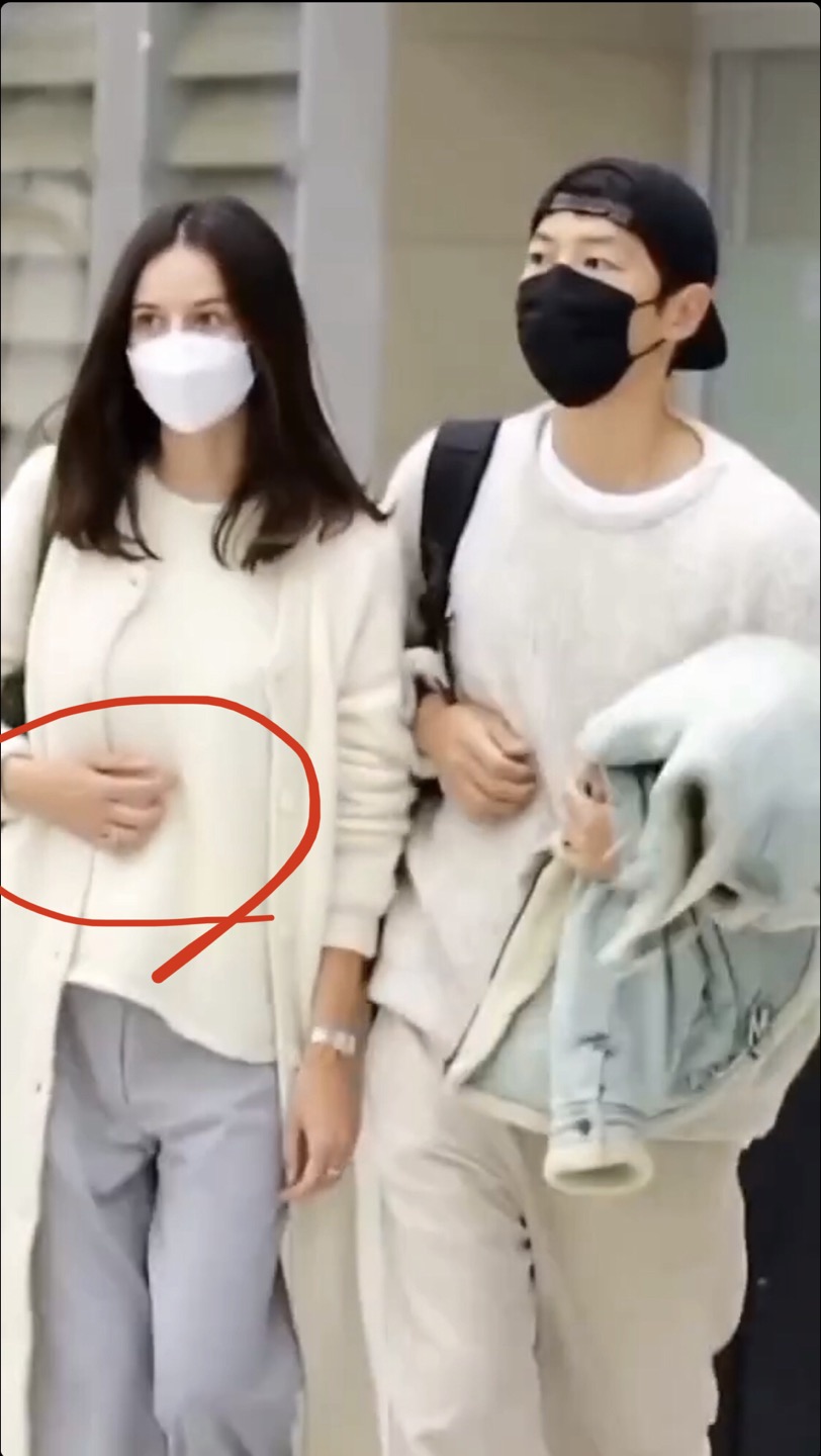 송중기 여친 임신 가능설