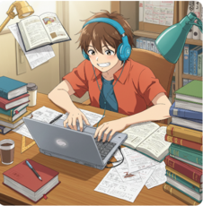 기술의 도움으로 스트레스를 해소하는 청소년