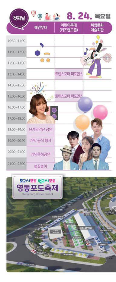 영동포도축제 기본정보