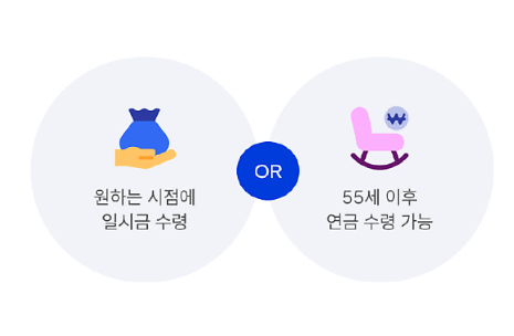 퇴직금 일시수령과 연금수령 비교