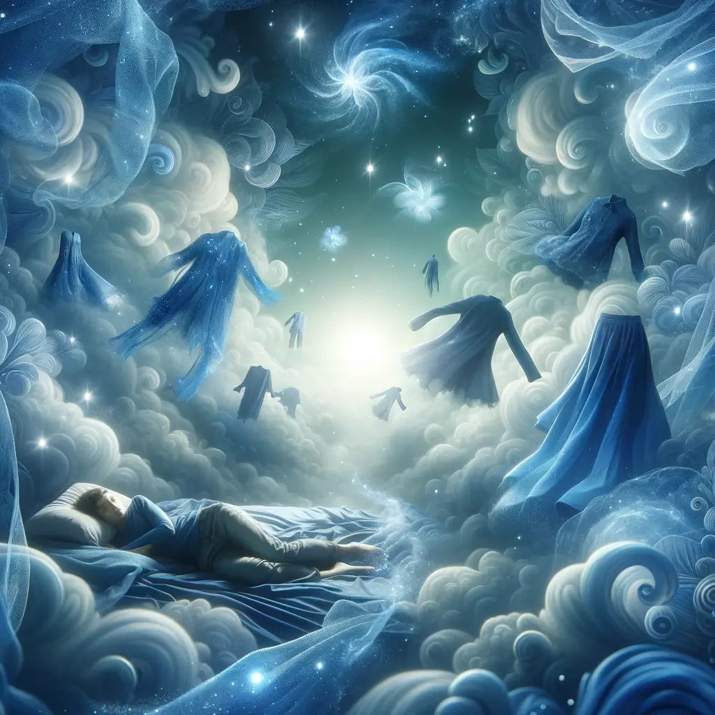 파란색 옷 꿈 해몽