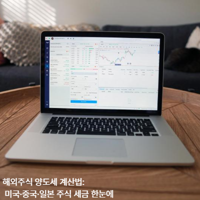 해외주식 양도세 계산법|미국·중국·일본 주식 세금 한눈에