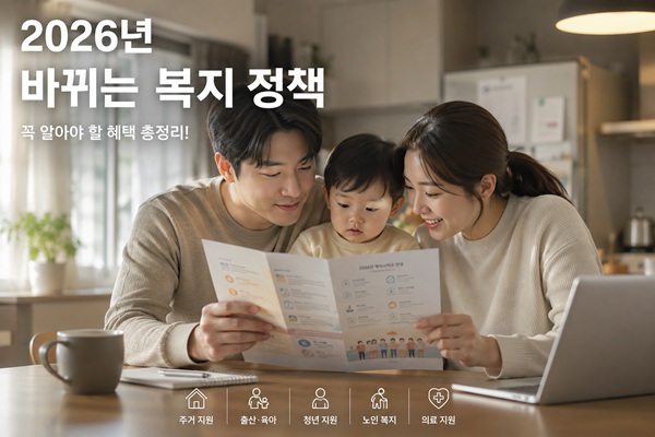 2026년 바뀌는 복지 정책, 이것만 알면 끝