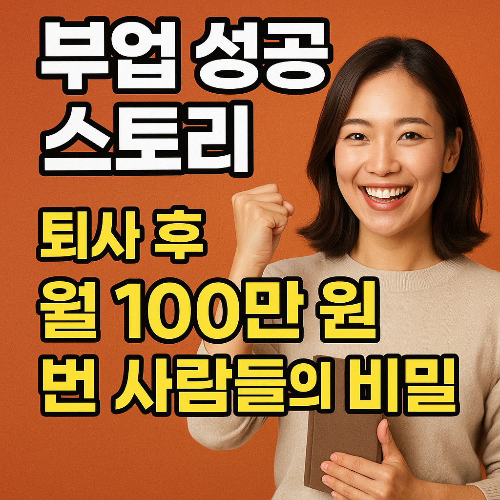 부업 성공스토리