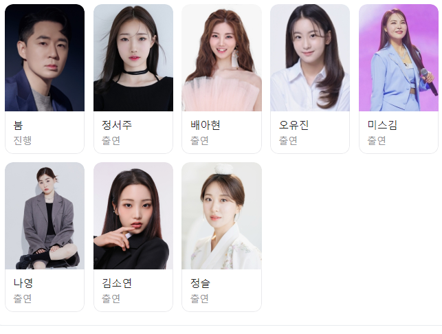 출연진