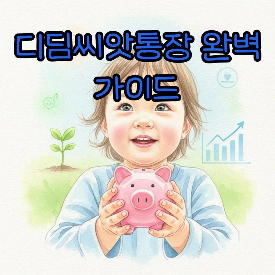 아이의 밝은 미래를 위한 저축의 시작