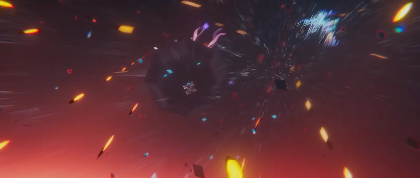 우산으로 비를 막는 에버나이트