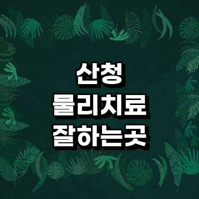 산청군 정형외과