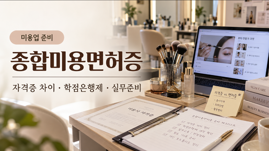 종합미용면허증 사진