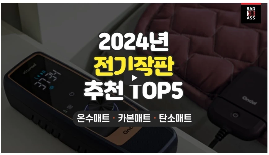 가성비 전기장판 추천 나쁜엉덩이