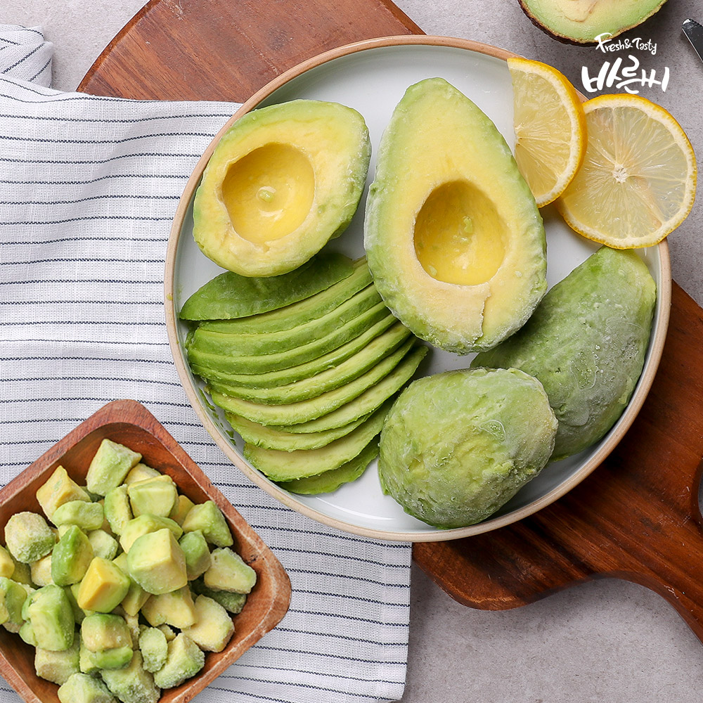 냉동 아보카도 다이스/하프컷 500g 1kg