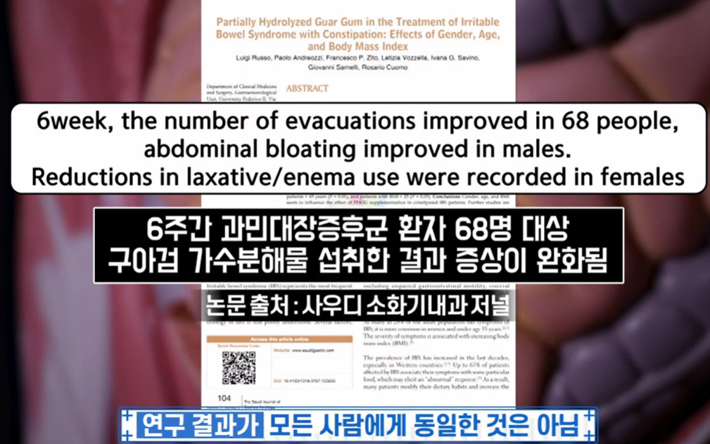 구아검 가수분해물 효능