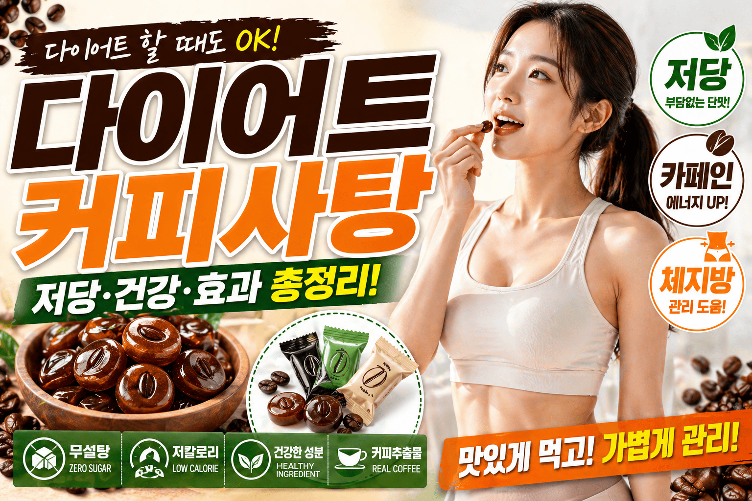 다이어트 커피사탕 (저당, 건강, 효과)