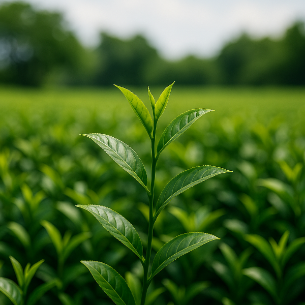 녹차 나무잎 사진
