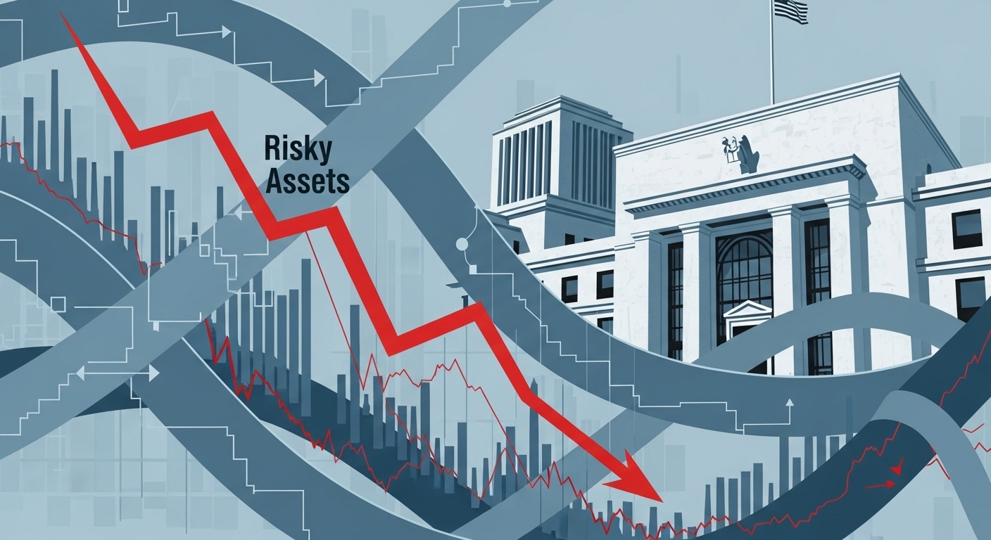 글로벌 고금리 및 경제 불확실성이 위험자산 투자 심리를 위축시키는 모습