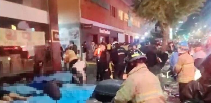 이태원 압사 사고 사망자 현장 사진