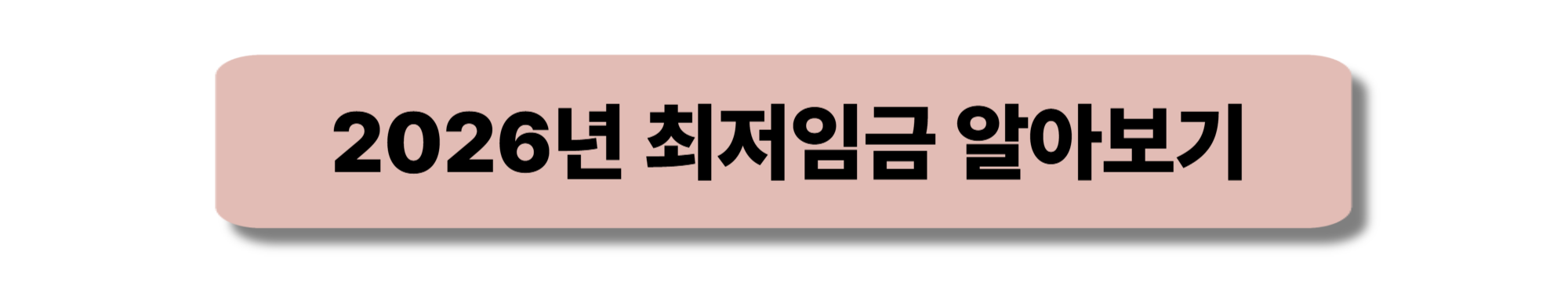 2026년 최저임금 시급