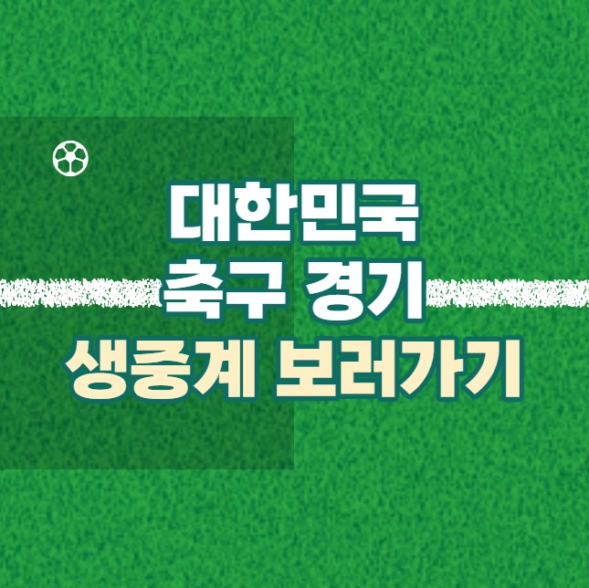 국가대표 축구 중계방송
