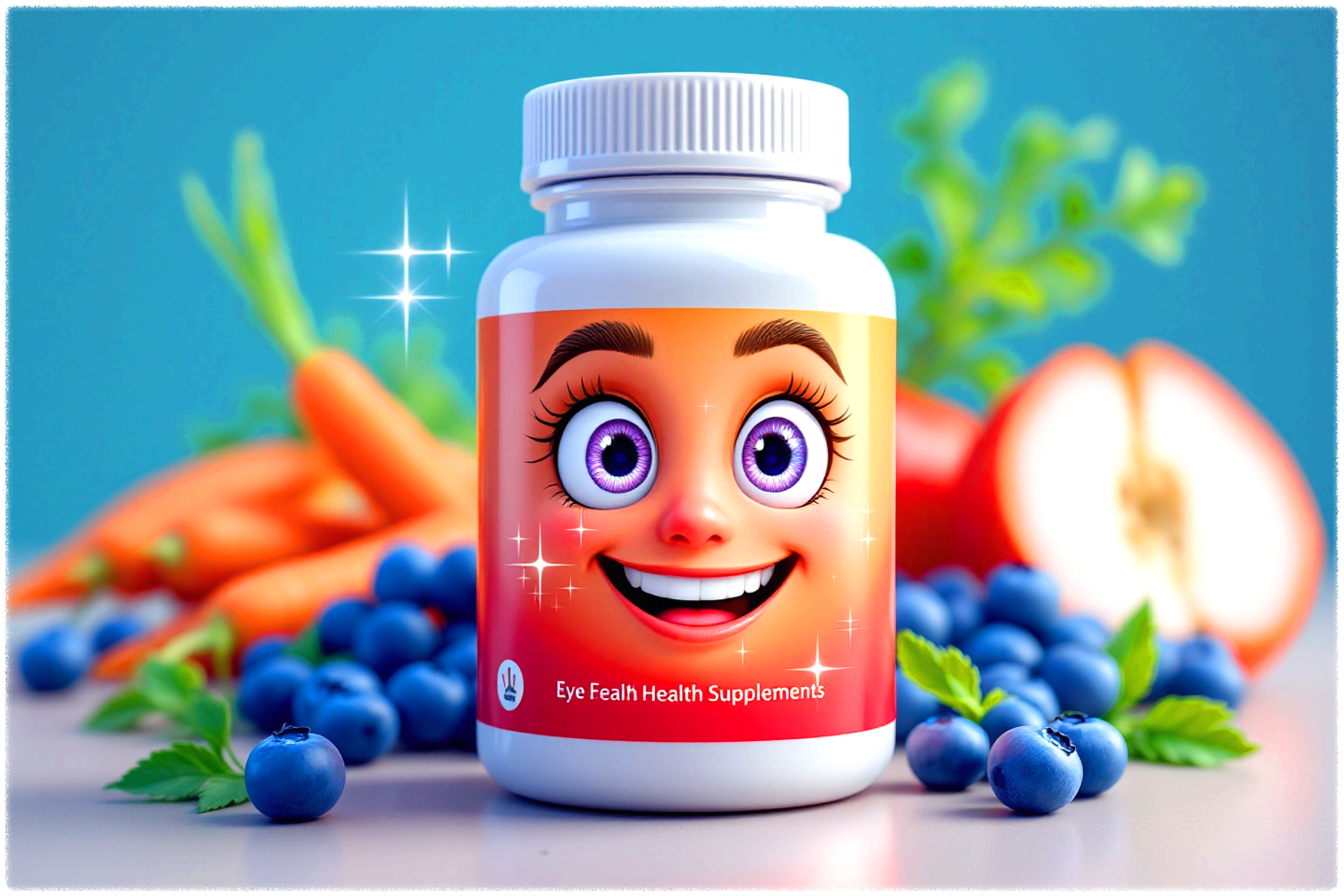 눈 건강에 좋은 영양제의 모습 이미지