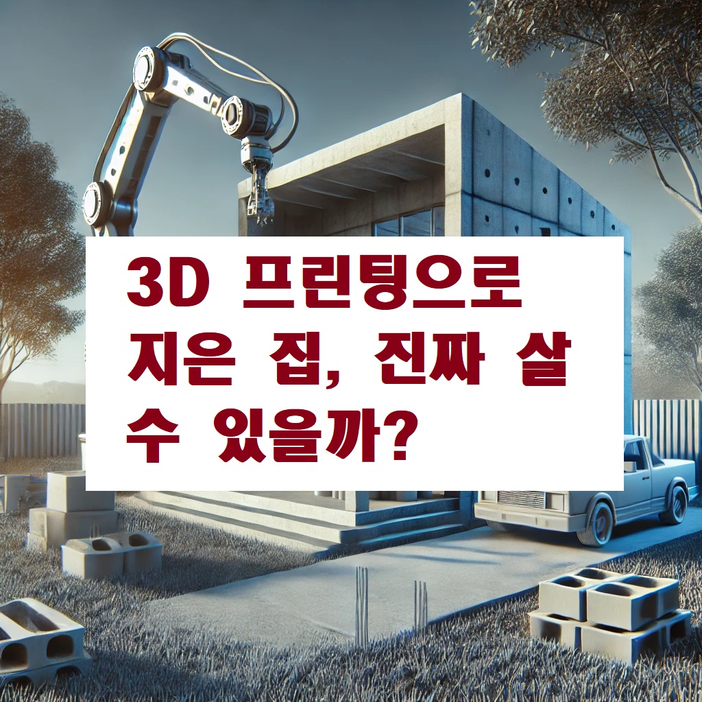 3D 프린팅으로 지은 집, 진짜 살 수 있을까?