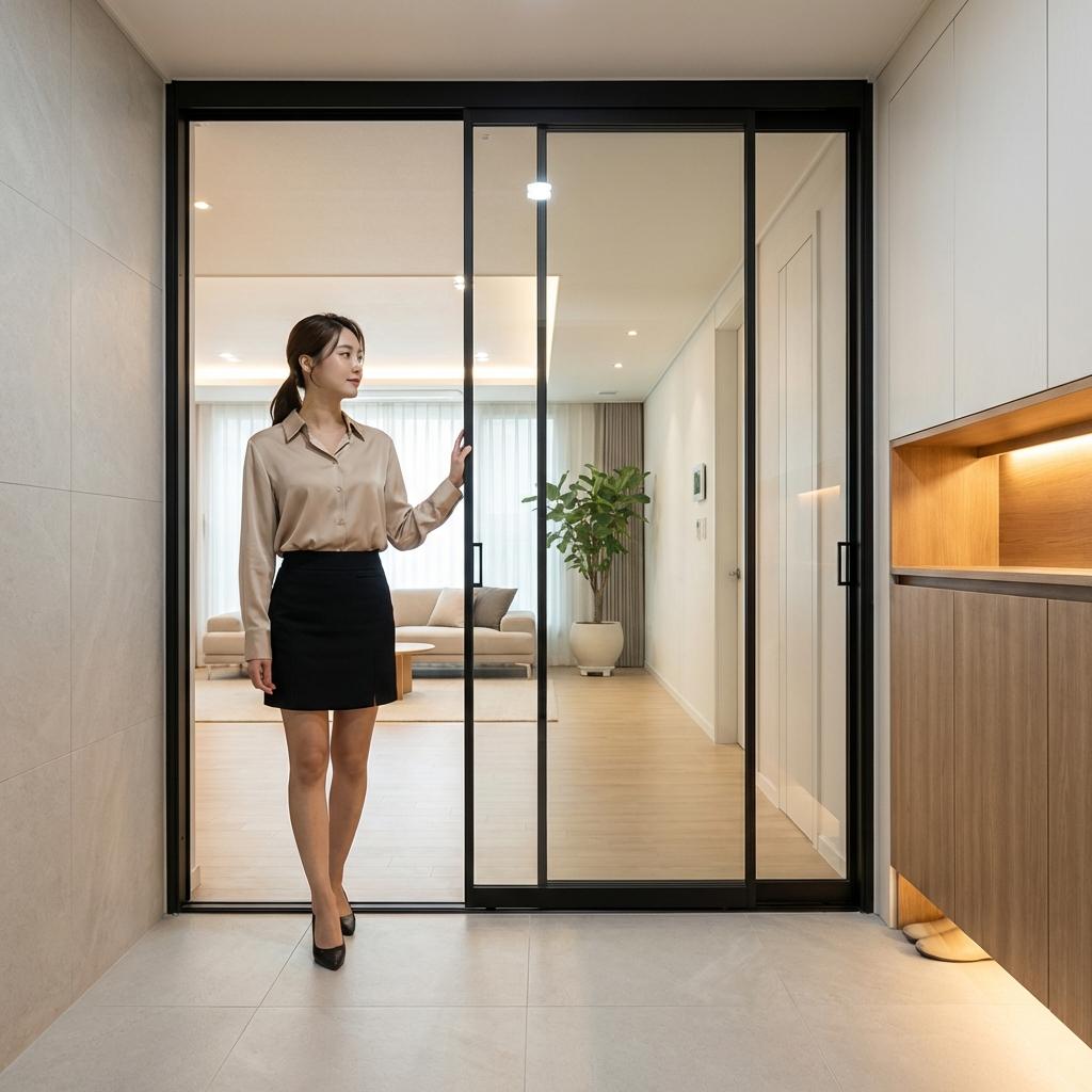 32평 아파트 중문 설치 비용 실제 견적