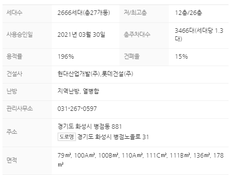 단지정보