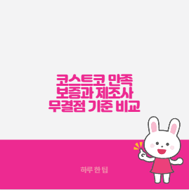 코스트코 만족 보증과 제조사 무결점 기준 비교