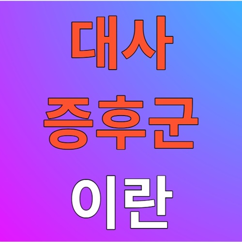 대사 증후군 이란