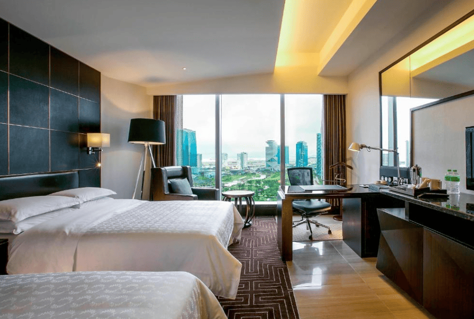 쉐라톤 그랜드 객실 내부 사진