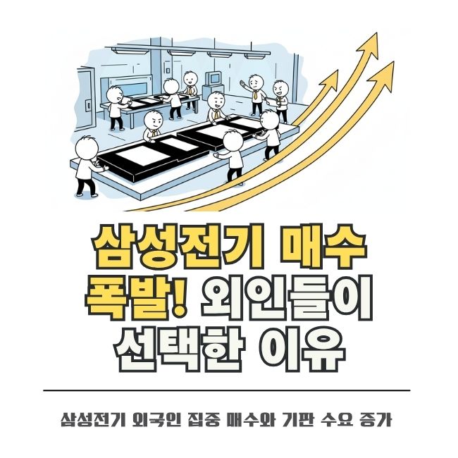 삼성전기 외국인 매수와 AI 인프라 기판 성장성
