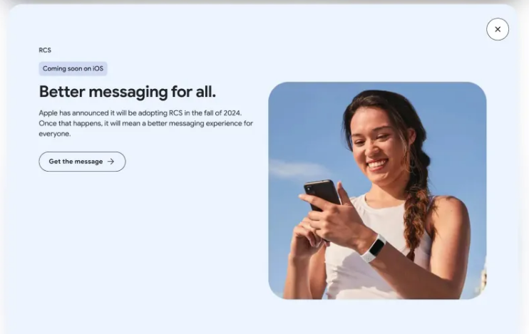 애플 아이폰이 RCS를 도입(이미지출처-9to5google)