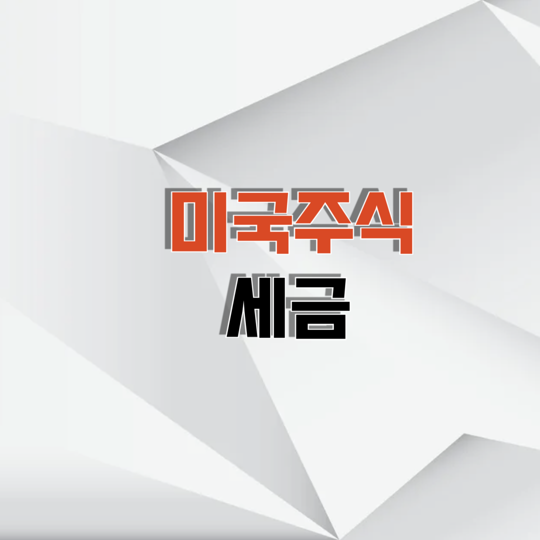 미국주식 세금