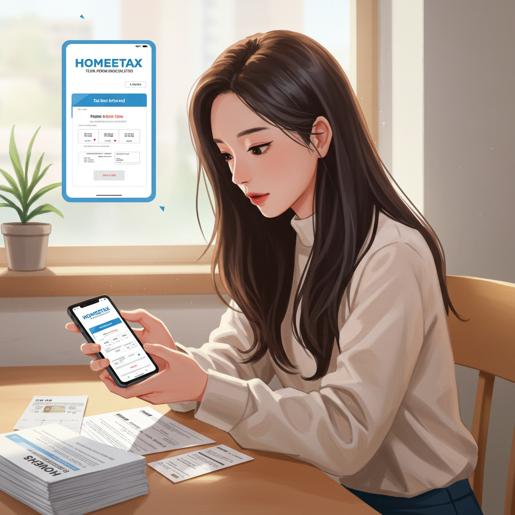 국세청 종합소득세 원클릭 환급 신청 방법, 종소세 신청 서류